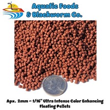 Ultra Intense Color Enhancing FLOATING Pellets, ALL Cichlids. Apx 2 mm