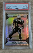 2016 PANINI PRIZM #230 SILVER MICHAEL THOMAS RC ROOKIE PSA 10