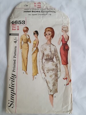 simplicity Schnittmuster 4653. Vintage Kleid für besondere Anlässe Vintage...