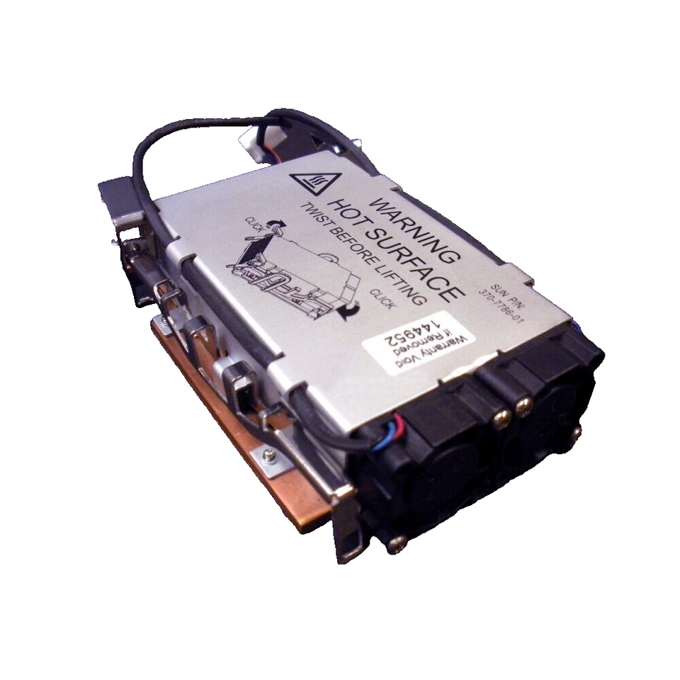 Sun 370-7786 CPU Heatsink & Fan Assembly for V210 V240 - Image 2 of 2