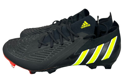 Adidas Predator Soccer Cleats Men s 6.5 Edge.1 L FG  Black GW1023 New