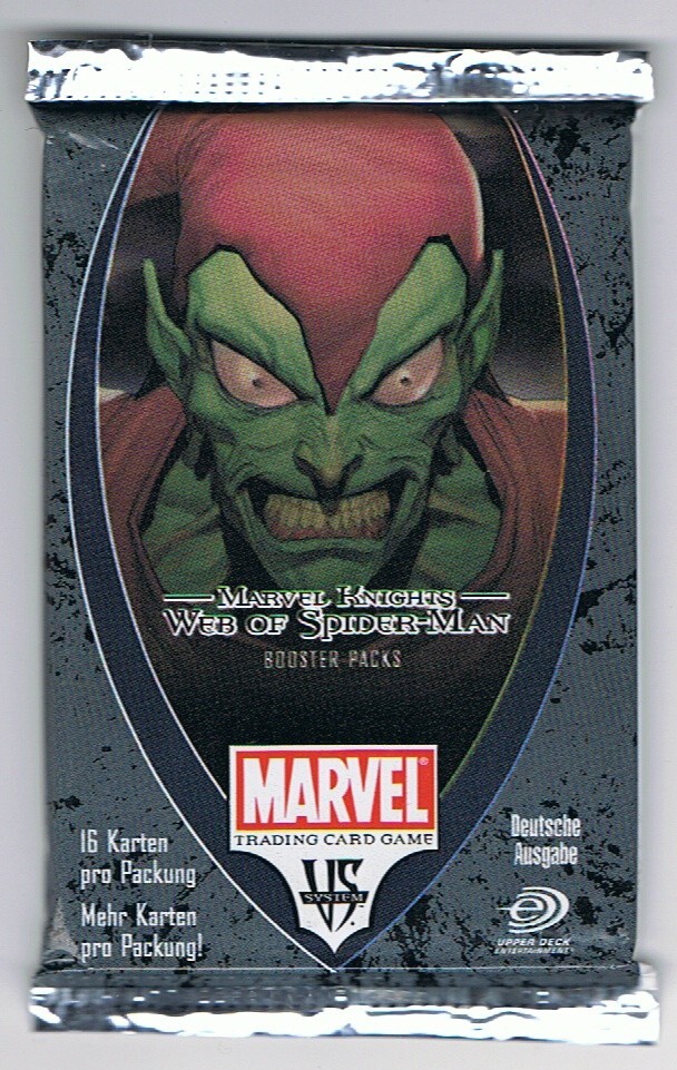 Marvel Knights - Web Of Spider-man Vs-system 1 Goblin Booster Dt Ovp