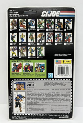 Modellino Gi Joe Battle Corps Wild Bill Aero-Scout #25 1992 (NUOVO) - Foto 8 di 11