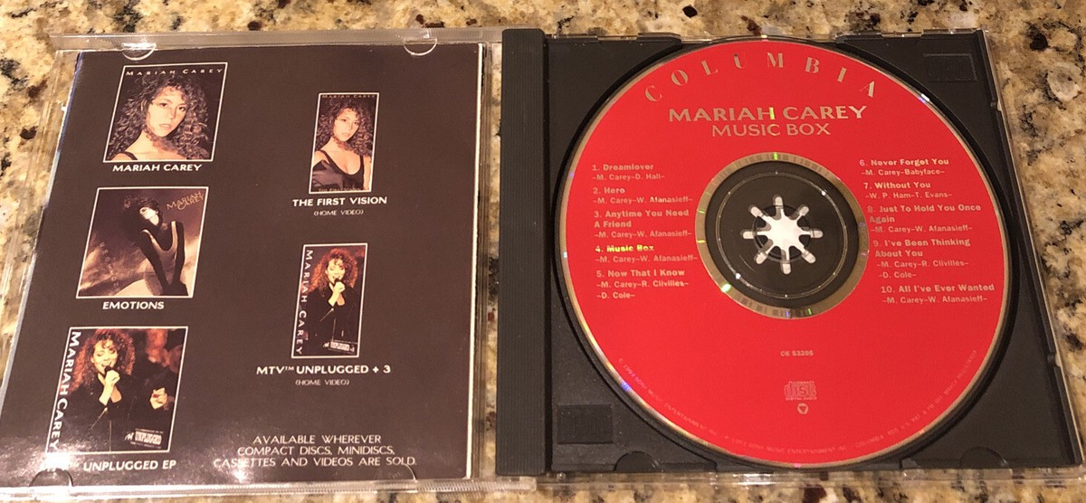 MARIAH CAREY- MUSIC BOX CD. Columbia CK 53205. 74645320526| eBay