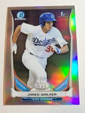 2014 Bowman Chrome Draft Refractors #CDP130 Jared Walker Los Angeles Dodgers