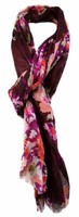 Tigertie Schal In Magenta Rosa Bordeaux Lila Orange Grau GrüN Blumenmuster