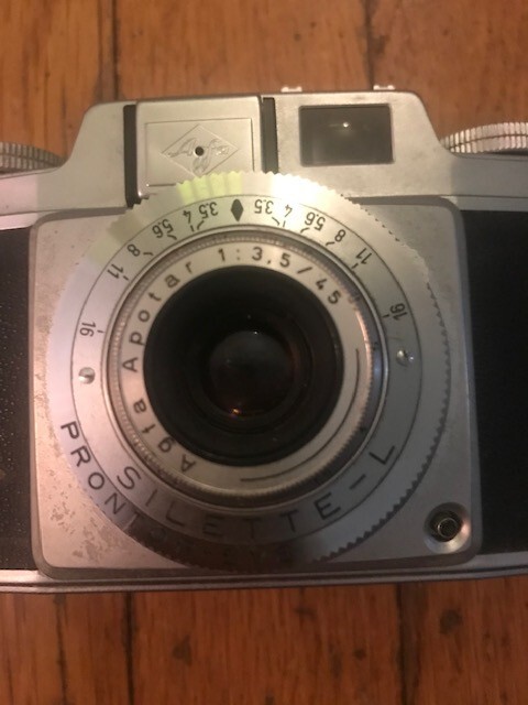 Agfa Silette-L 35mm camera with Agfa Apotar a:3/45 lens and