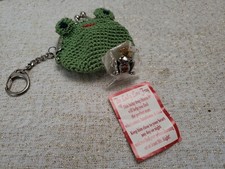 NEW Frog Toad Lucky Wallet Coin Change Purse, handmade, green Lucky Love Frog