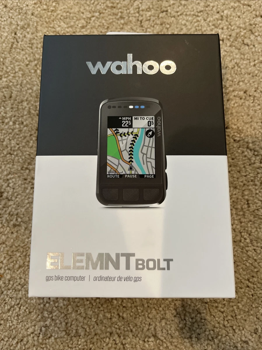 Wahoo ELEMNT Bolt GPS Bike Computer - Black (WFCC5) - Brand NEW!