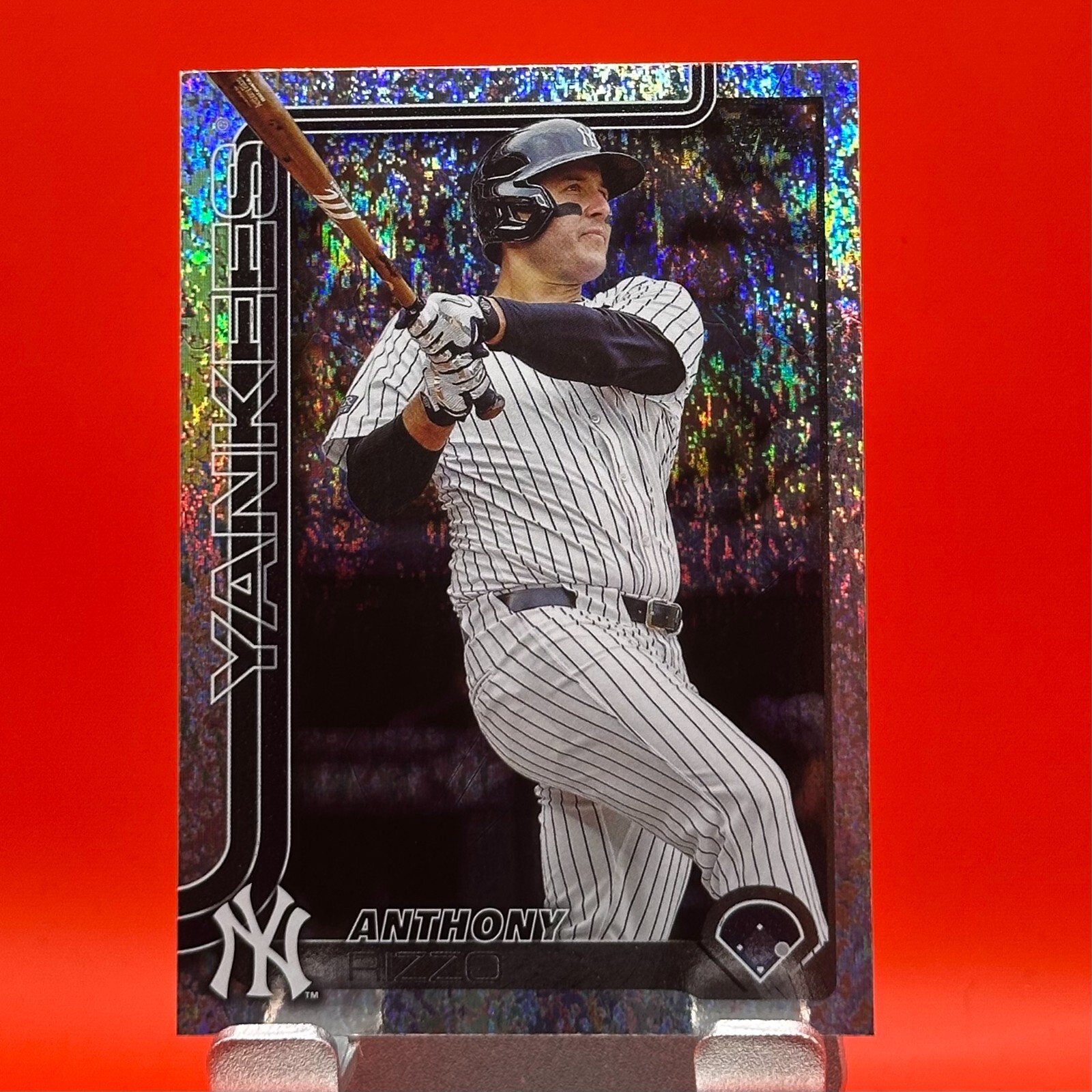 2025 Anthony Rizzo Topps Series 1 Rainbow Foil #14