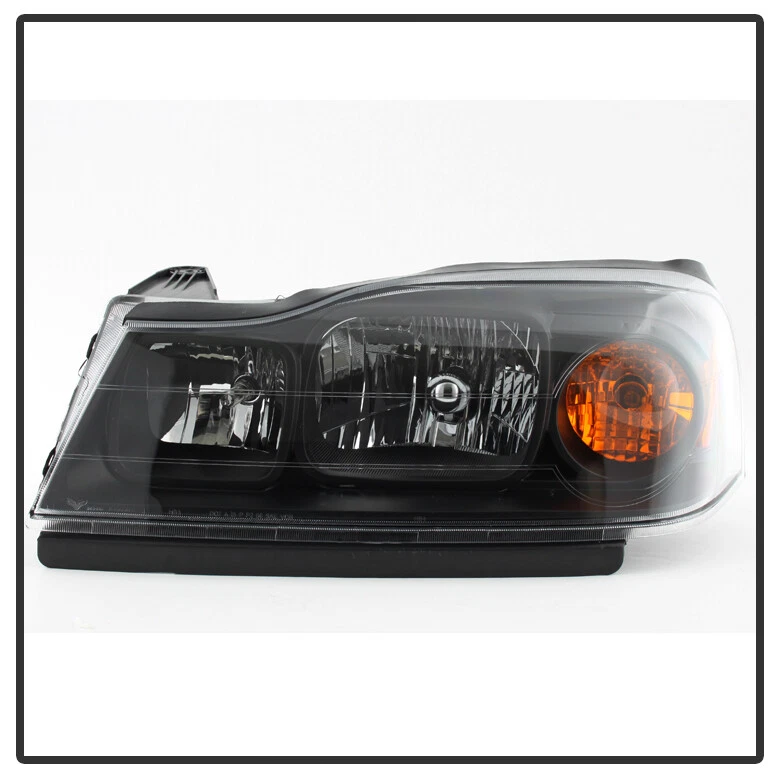 Black 2006-2007 Saturn VUE Headlights Headlamps Left+Right Replacement 06-07 Set - Image 2 of 4