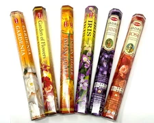 Hem Floral Variety Combo Set 120 Incense Sticks 6 x 20 Stick Flower Best Sellers