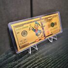 Donald Duck Disney collectible gold foil card