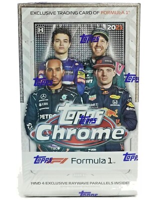 2021 TOPPS CHROME F1 FORMULA 1 RACING HOBBY LITE BOX NEW FACTORY