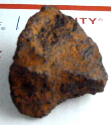Iron Meteorite Meteor Fusion Crust Magnetic Asteroid 164g grams
