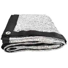 Outdoor Silver Shade Net Gazebos Sun Block With Reinforcing Edge Cars Shelter