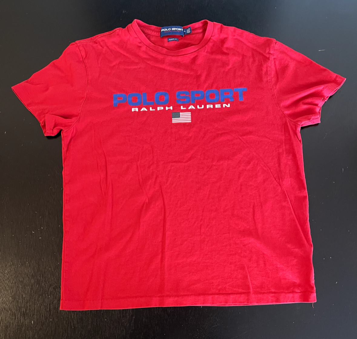 Men's Polo Sport Ralph Lauren Red T-Shirt Size: Medium