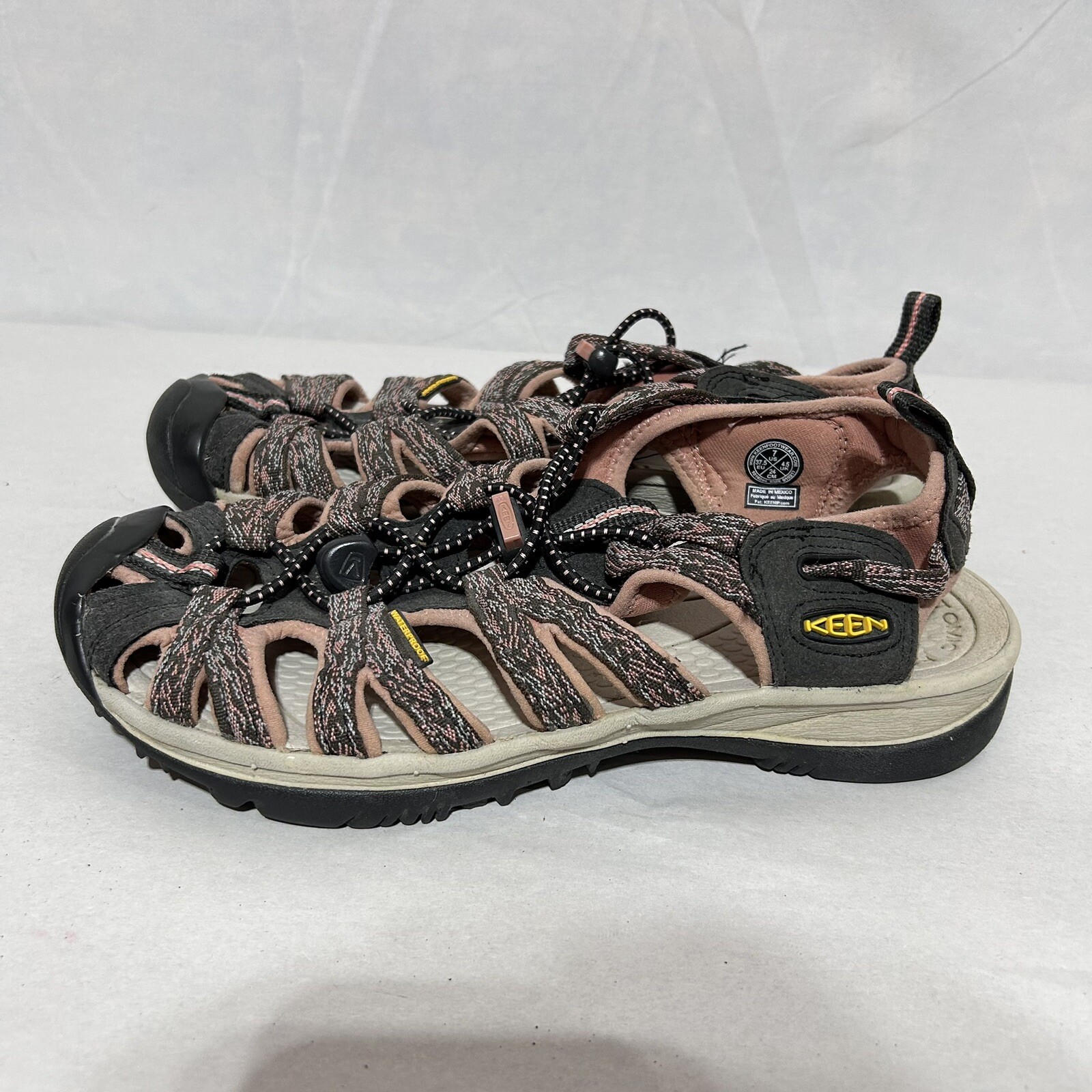 Sandali Keen Whisper da trekking trail donna taglia 7 rosa scarpe sportive con coulisse
