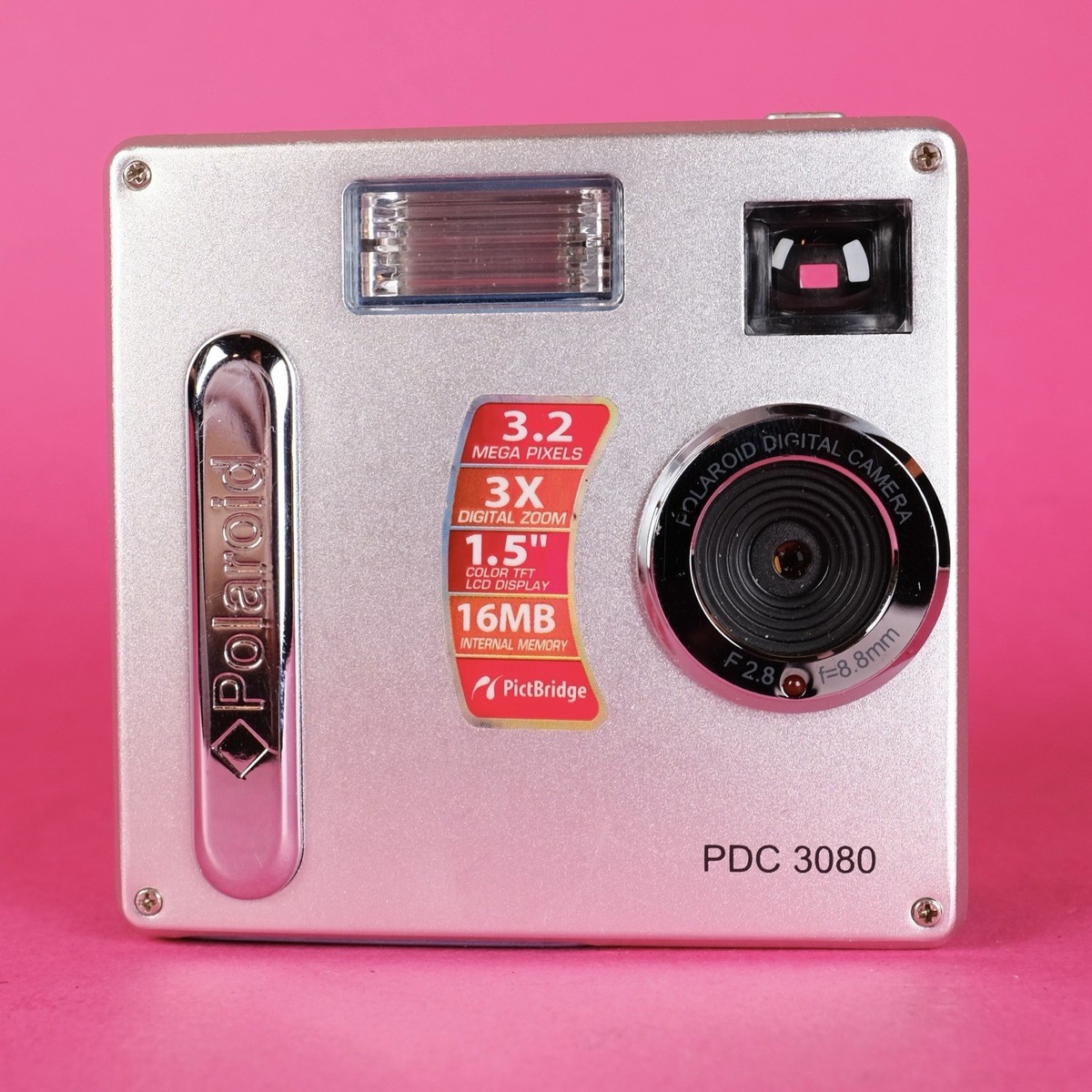 【C75】Polaroid ポラロイド PDC-2070 デジタルカメラ Polaroid PDC2070 2.1MP Digital Camera - Silver for sale