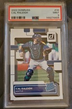 2022 Panini Donruss - Rated Rookie Cal Raleigh #39 (RC)