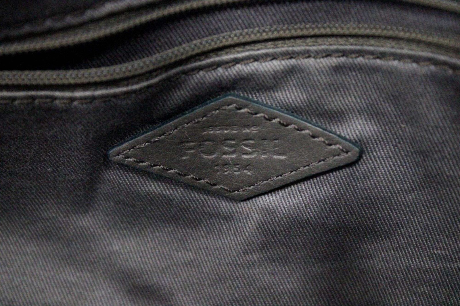 Fossil Leather Patchwork Tote Bag Multicolor Larg… - image 6