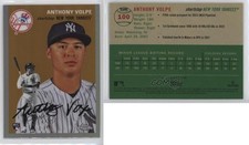 2023 Topps Chrome Platinum Anniversary Refractor Anthony Volpe #100 Rookie RC