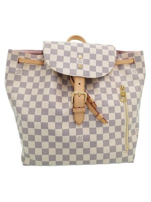Louis Vuitton Damier Azur White Sperone Backpack