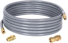 10 Feet 1/2 Inch Id Natural Gas Grill Hose With Quick Connect Fittings Assembly