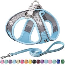 No Pull Dog Harness and Leash Set, Step in Adjustable Dog Harness with Padded...