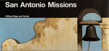 Vintage 1998 SAN ANTONIO MISSIONS NATIONAL PARK SERVICE UNIGRID BROCHURE/MAP
