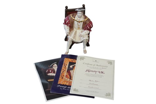 Wedgwood - King Henry Viii & Base Limited Edition 2053 Of 4500 With Cert