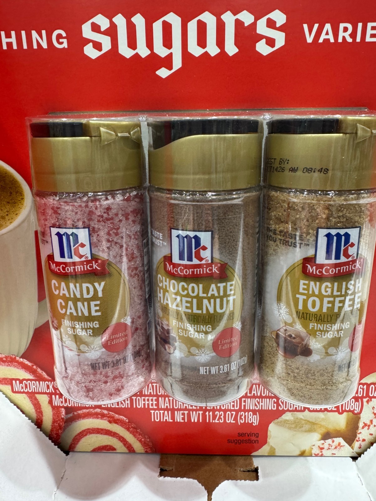 McCormick LIMITED EDITION HOLIDAY Finishing Sugar 2025 Complete Set GIFT IDEA