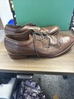 Johnston & Murphy Aristocraft Wingtip Oxford Shoes Men 13 Brogue Leather Brown — photo 2