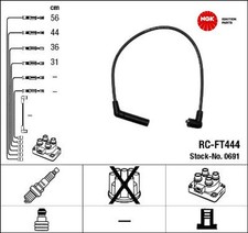 NGK 0691 Zündleitungssatz Zündkabelsatz Zündkabel für Hyundai 