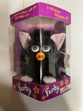 ORIGINAL 1998 FURBY "WITCHES CAT" GREY EYES MODEL 70-800 BRAND NEW IN BOX