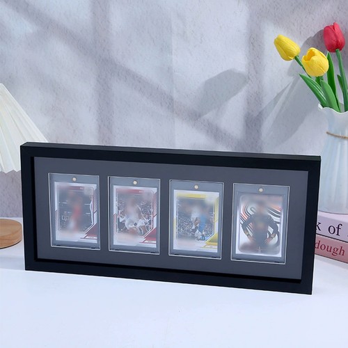 Display Frame for Magnetic Card Holder Trading Card 4 Standard Cards Wall Mount - Picture 5 of 14