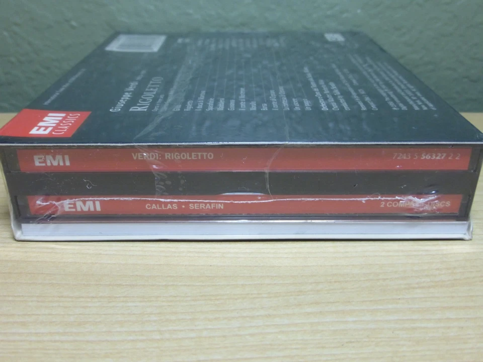 Verdi: Rigoletto Maria Callas EMI Classics 2 CD Box Set Brand New Sealed - Image 3 of 4