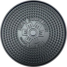 Heat Equalizer-9.25 inch Cast Iron Diffuser 9.25” Plate, Black 
