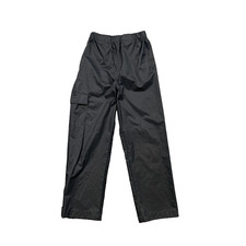 Columbia Rain Pants Boys Youth S Small Black Cypress Brook II Waterproof Cargo