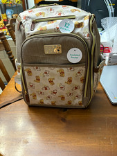 Disney Baby Winnie the Pooh Diaper Backpack Beige/Brown Insulated Changing Pad