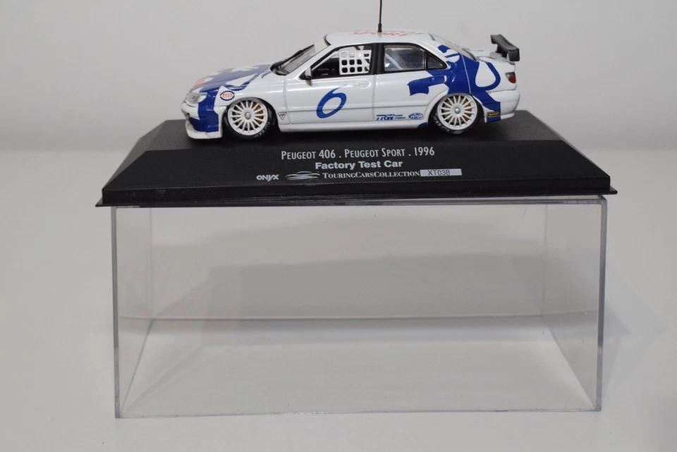 Coche de prueba de fábrica B86 1:43 ONYX XT038 PEUGEOT 406 96 1996 SIN USAR, EN CAJA Foto 2 de 4