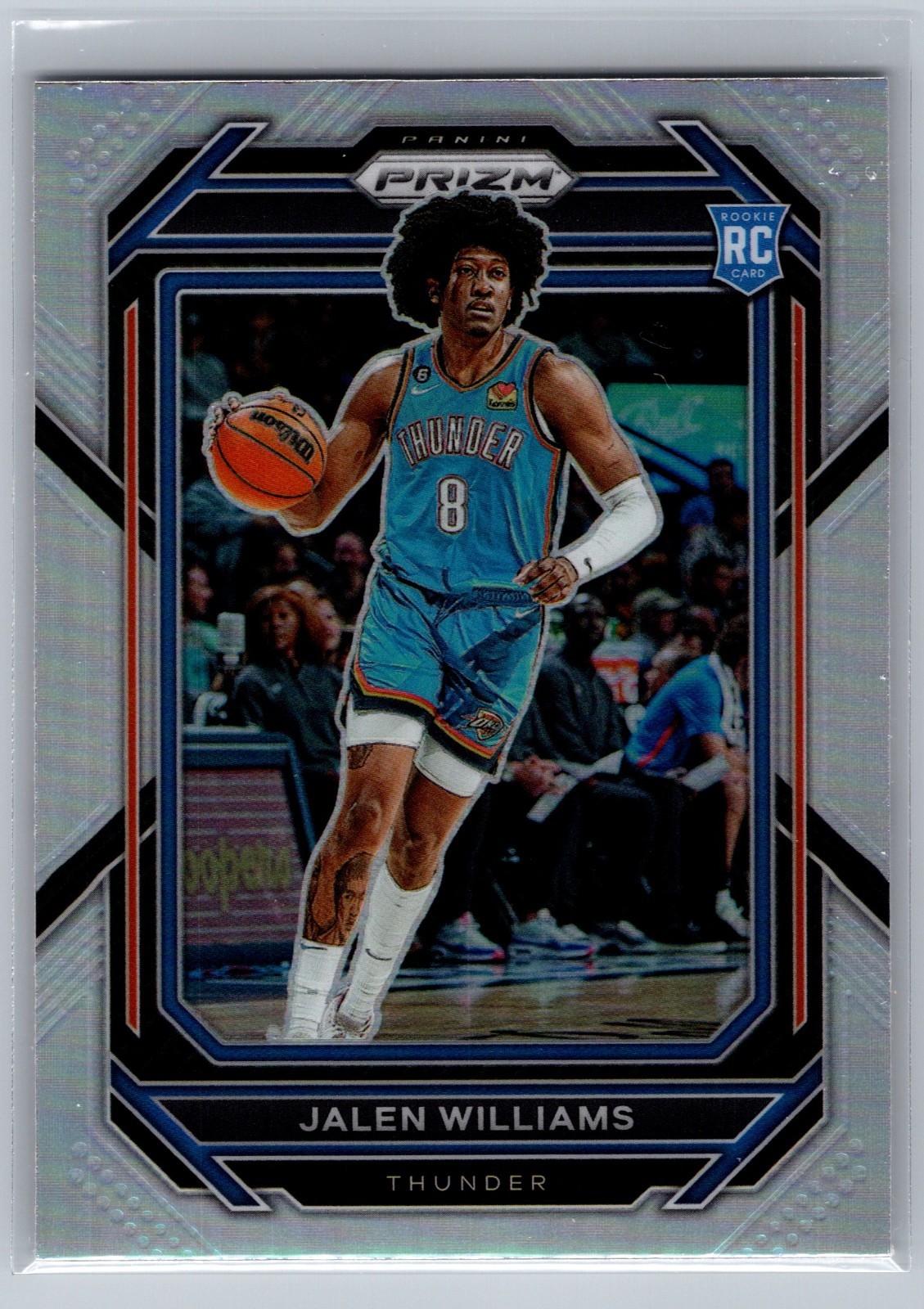 2022-23 Panini Prizm #246 Jalen Williams Silver Rookie RC - Thunder