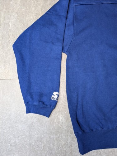 Vintage Starter Embroidered New England Patriots Blue Sweatshirt Medium - Bild 12 von 12