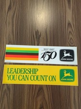 2 Vintage John Deere Bumper Stickers