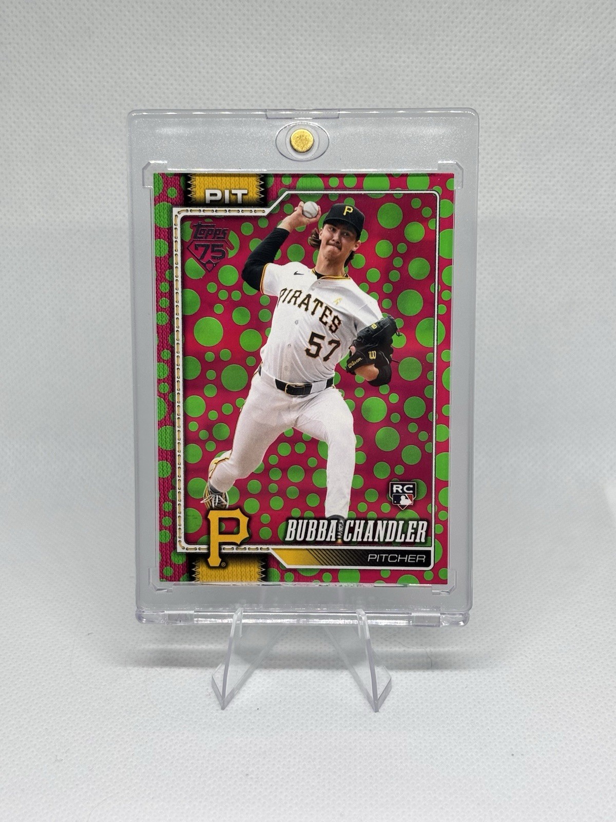 Topps 2026 Series One Bubba Chandler Pirates Rookie #283 Green Pink Holiday