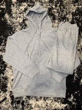 Alo Yoga Gray Sweatshirt /Sweatpants Set Unisex Size S, Brand New With Tags,