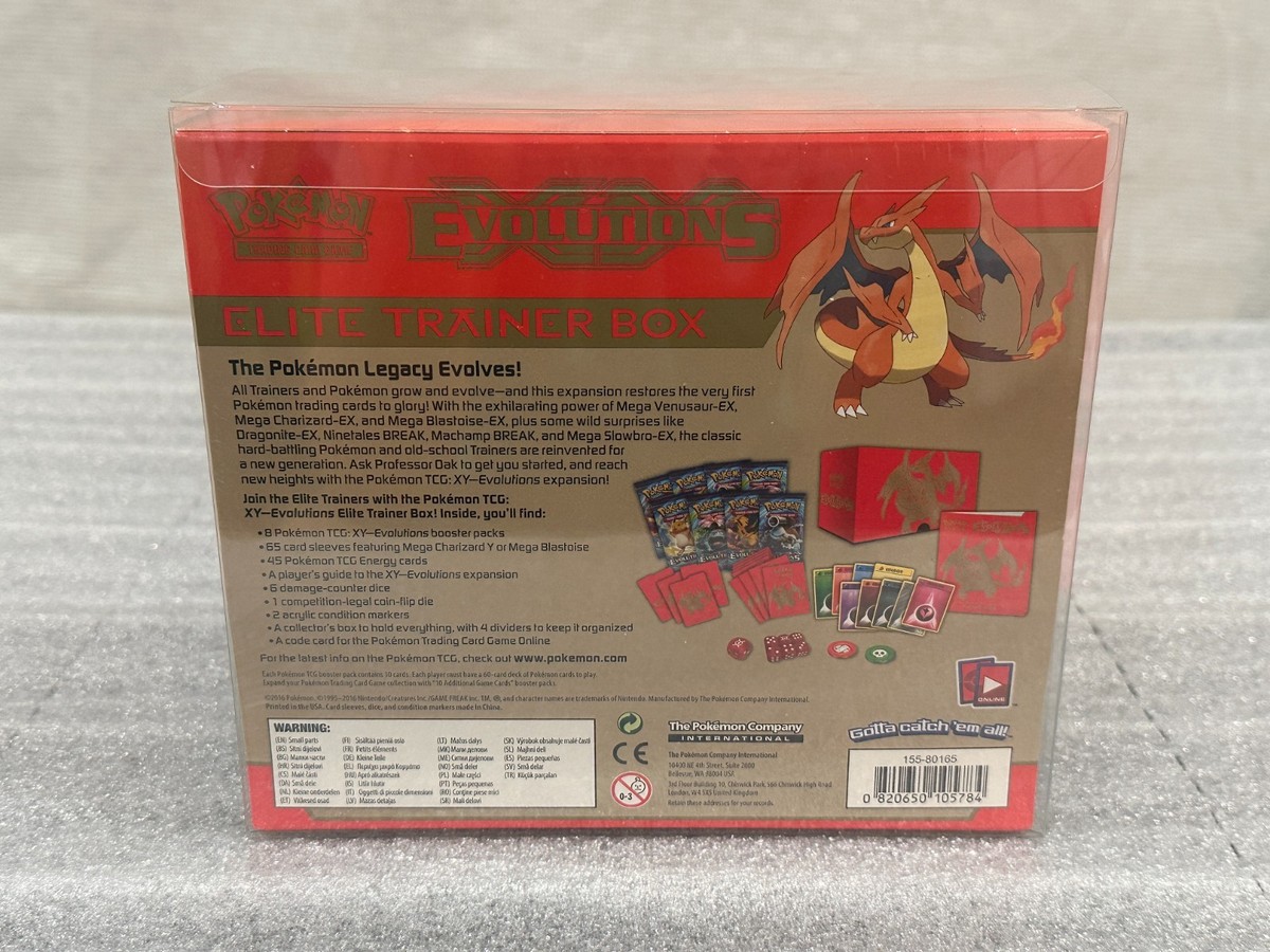 pokemon xy evolutions booster box charizard Pokémon TCG - XY Evolutions Elite Trainer Box - Mega Charizard