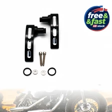 Pair Saddlebag Lid Latches For Harley Davidson 2014-2024 Touring Black CNC