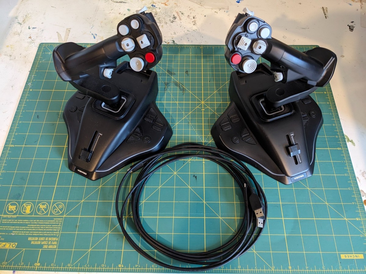 WINWING Ursa Minor space fighter sticks HOSAS setup Star Citizen