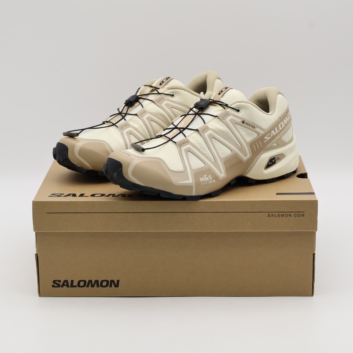 L47600300 Salomon Speedcross 3 GORE-TEX Vanilla Ice White Pepper